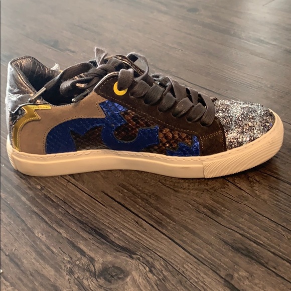 Zadig and Voltaire sparkly tennis shoes - Picture 3 of 3